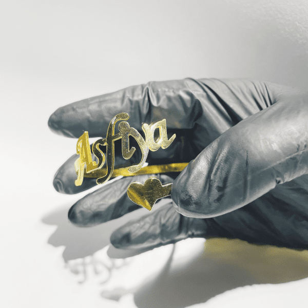 PERSNOLIZED LOVE NAME BANGLE - Image 2