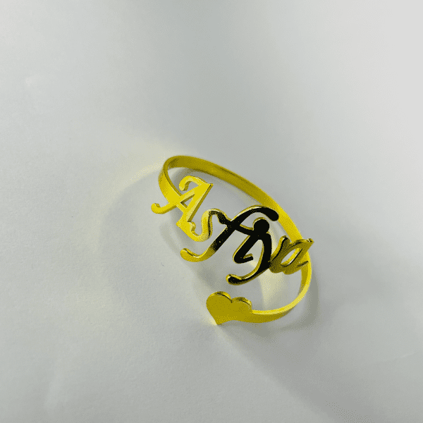 PERSNOLIZED LOVE NAME BANGLE